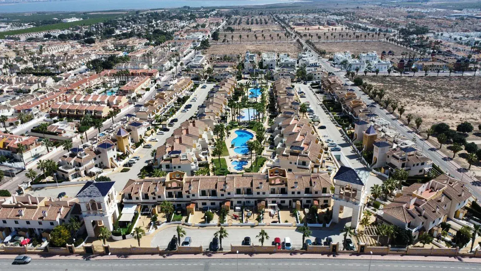Casa Flamingo - aerial view of the estate
